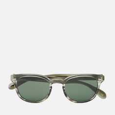 Солнцезащитные очки Oliver Peoples Sheldrake Sun, цвет зелёный, размер 49mm