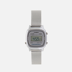 Наручные часы CASIO Collection Retro LA670WEM-7E, цвет серебряный