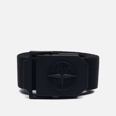 Ремень Stone Island Nylon Tape 7415, цвет чёрный
