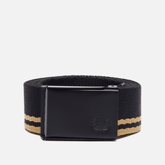 Ремень Fred Perry Tipped Webbing, цвет чёрный