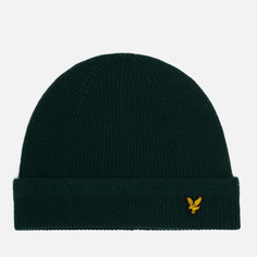 Шапка Lyle &amp; Scott Racked Rib Beanie, цвет зелёный