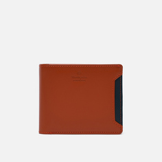 Кошелек Master-piece Notch Leather Billfold Middle, цвет оранжевый