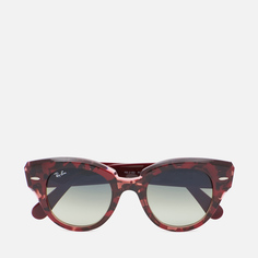 Солнцезащитные очки Ray-Ban Roundabout, цвет бордовый, размер 47mm