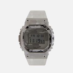 Наручные часы CASIO G-SHOCK GM-5600SCM-1ER Skeleton Series, цвет серебряный