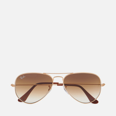 Солнцезащитные очки Ray-Ban Aviator Gradient, цвет золотой