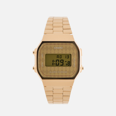 Наручные часы CASIO Collection A-168WG-9B, цвет золотой