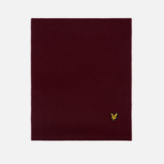 Шарф Lyle &amp; Scott Lambswool, цвет бордовый