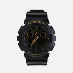 Наручные часы CASIO G-SHOCK GA-100CF-1A9ER Camo Dial, цвет чёрный