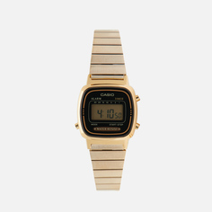 Наручные часы CASIO Collection Retro LA670WEGA-1E, цвет золотой