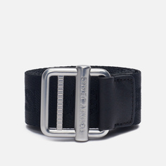 Ремень Tommy Jeans Essential Tonal Logo Webbing 3.5, цвет чёрный