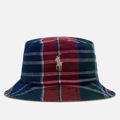 Панама Polo Ralph Lauren Reversible Madras, цвет синий
