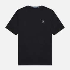 Женская футболка Fred Perry Crew Neck, цвет чёрный