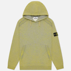 Мужская толстовка Stone Island Dust Colour Treatment Hoodie, цвет жёлтый