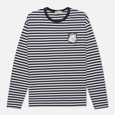 Мужской лонгслив Maison Kitsune Marin Regular, цвет синий