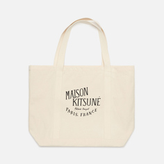Сумка Maison Kitsune Palais Royal Shopping, цвет бежевый