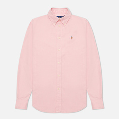 Женская рубашка Polo Ralph Lauren Kendal Washed Oxford Slim Fit, цвет розовый