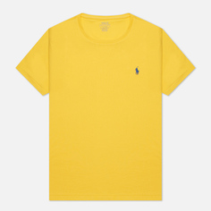 Мужская футболка Polo Ralph Lauren Classic Crew Neck 26/1 Jersey, цвет жёлтый