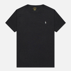 Мужская футболка Polo Ralph Lauren Classic Crew Neck 26/1 Jersey, цвет чёрный