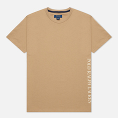 Мужская футболка Polo Ralph Lauren Printed Branding Crew Neck, цвет бежевый