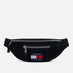 Сумка на пояс Tommy Jeans Heritage Bumbag, цвет чёрный