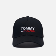 Кепка Tommy Jeans Flag Trucker, цвет чёрный