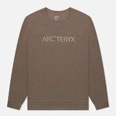 Мужская толстовка Arcteryx Mentum Centre, цвет коричневый