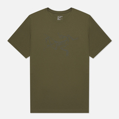 Мужская футболка Arcteryx Archaeopteryx SS, цвет оливковый, размер XL Arc'teryx