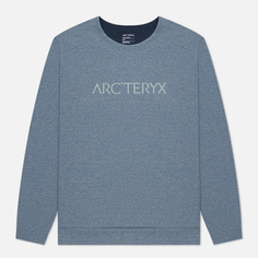 Мужская толстовка Arcteryx Mentum Centre, цвет голубой