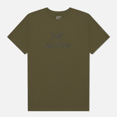 Мужская футболка Arcteryx ArcWord, цвет оливковый, размер M Arc'teryx