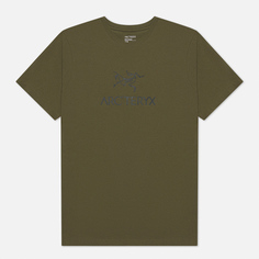 Мужская футболка Arcteryx ArcWord, цвет оливковый