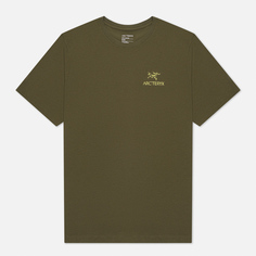 Мужская футболка Arcteryx Emblem SS, цвет оливковый, размер S Arc'teryx