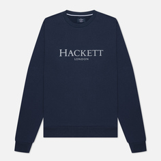 Мужская толстовка Hackett London Logo Crew Neck, цвет синий