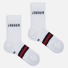 Комплект носков Jordan 2-Pack Legacy Crew, цвет белый
