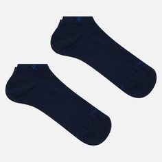 Комплект носков Burlington Everyday 2-Pack Sneaker, цвет синий, размер 40-46 EU