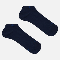 Комплект носков Burlington Everyday 2-Pack Sneaker, цвет синий