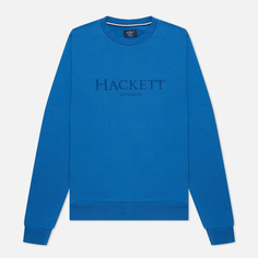 Мужская толстовка Hackett London Logo Crew Neck, цвет голубой