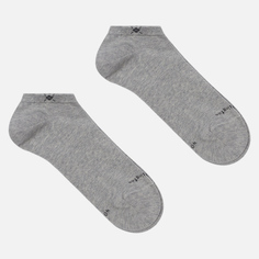 Комплект носков Burlington Everyday 2-Pack Sneaker, цвет серый