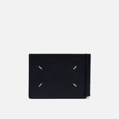 Кошелек Maison Margiela Contrast Stitch Grained Texture, цвет чёрный