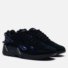 Кроссовки Raf Simons (RUNNER) Cylon-21 Suede, цвет чёрный