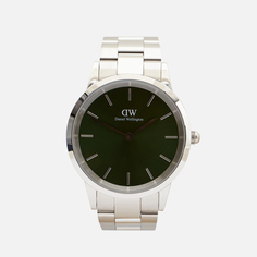 Наручные часы Daniel Wellington Iconic Link Emerald, цвет серебряный