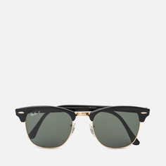 Солнцезащитные очки Ray-Ban Clubmaster Classic G-15 Polarized, цвет зелёный, размер 51mm