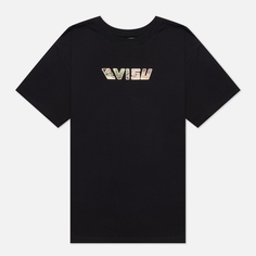 Женская футболка Evisu Gradated Daicock Crane & Brocade, цвет чёрныйS