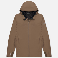 Мужская куртка Arcteryx Solano Gore-Tex Hoody, цвет коричневый, размер M Arc'teryx