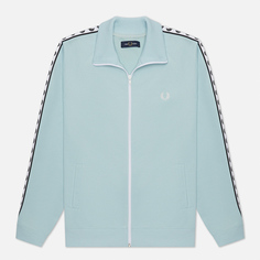 Мужская олимпийка Fred Perry Laurel Wreath Tape Track, цвет голубой