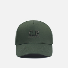 Кепка C.P. Company Gabardine Classic Logo Baseball, цвет зелёный
