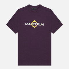 Мужская футболка MA.Strum Logo Print, цвет фиолетовый