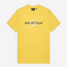 Мужская футболка MA.Strum Logo Print, цвет жёлтый
