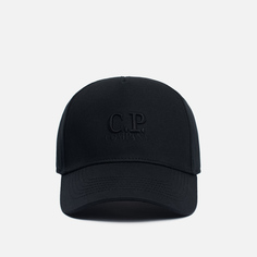 Кепка C.P. Company Gabardine Logo Baseball, цвет чёрный