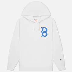 Мужская толстовка Champion Reverse Weave Brooklyn Dodgers Hoodie, цвет белый