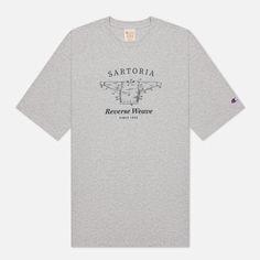 Мужская футболка Champion Reverse Weave Sartoria Graphic, цвет серый